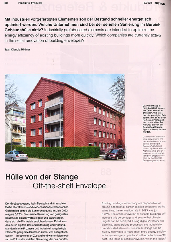 Hülle von der Stange